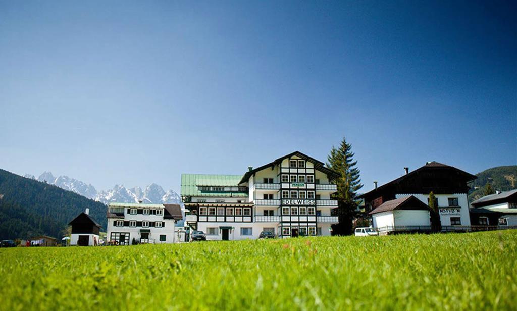 Apartment Almroeserl Edelweiss Гозау Екстер'єр фото